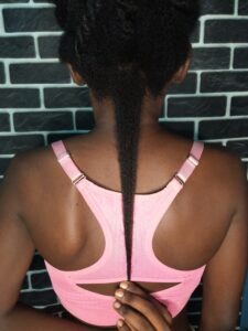 Healthy afro textured hair 